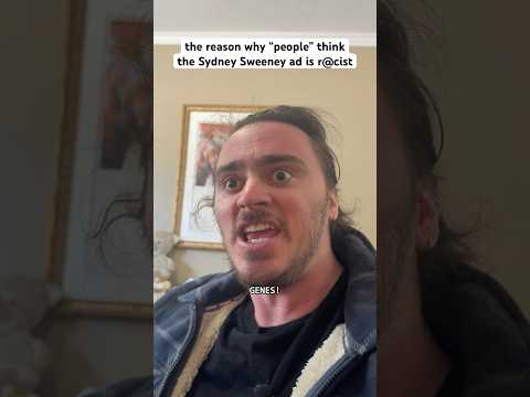 why people think the Sydney Sweeney ad is r@cist #shorts #comedy #funny