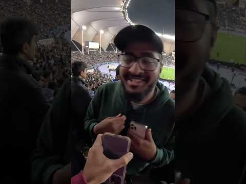 كأس موسم الرياض 🔥 | ايش سوى الجمهور لحطة تبديل ميسي ورونالدو 🤔 ؟!