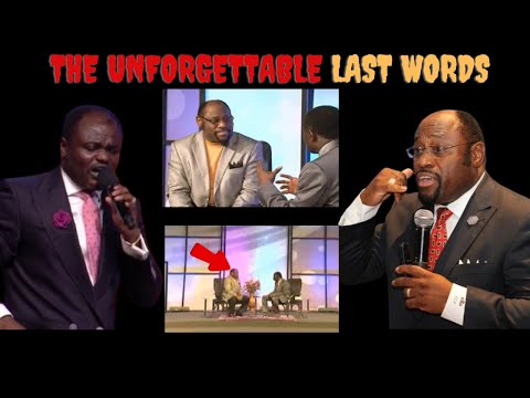 The Last Words Of Dr Myles Monroe to Abel Damina