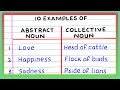 Abstract and Collective Nouns
