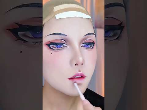 2d lip makeup  アーティストの功績 : 冯媛媛 #cosmakeup  #2D  #anime #cosplay #makeuptips  #makeuptutorials #anime