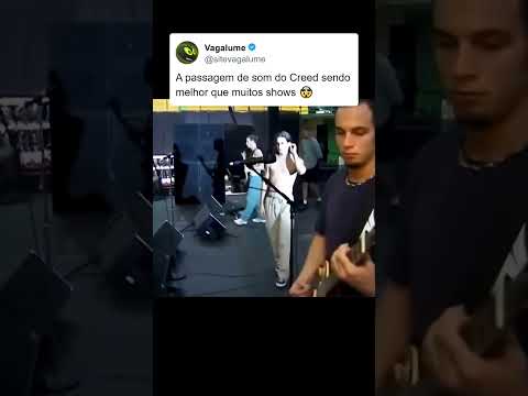 A passagem de som do Creed parece um show de verdade 🤯 #creed #grunge #rock #90s #shorts