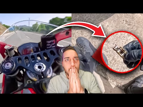 Gli SI ROMPE LA CATENA AI 260 KM/H 😱 UN PEZZO BUCA LO STIVALE - SPAVALD LATE MOTORShow