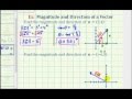 Vector Magnitude and Direction Concepts