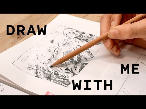 How I Draft my Oil Paintings ✏️  Sketch + Chat