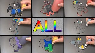 Roblox Forsaken Pancake Art - C00lkidd, Noob, Electricity and Color, John Doe, Annihilation John Doe
