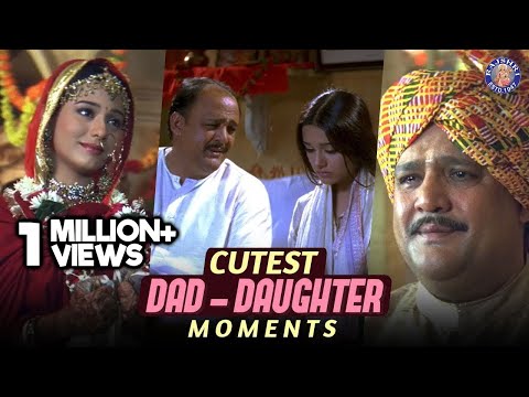 Cutest Dad - Daughter Scenes | Vivah | Amrita Rao | Alok Nath | Shahid Kapoor |Hindi Romantic Movie