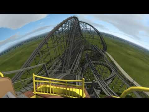 Crystal Beach Cyclone | NoLimits 2 Roller Coaster Simulation | 360° VR, Gameplay, No Commentary, 8K