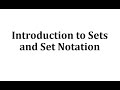 Set Theory Concepts and Notation