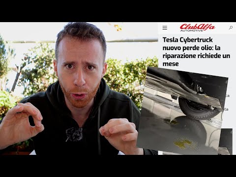 IL TESLA CYBERTRUCK PERDE OLIO, QUEST'AUTO ELETTRICA È UN GRANDE FLOP!