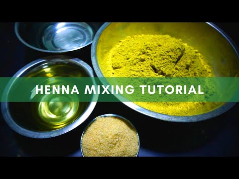 STEP-BY-STEP ON HOW TO MIX HENNA TUTORIAL! - YouTube