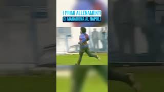 I primi allenamenti di Maradona al Napoli: l’inizio di una storia eterna 💙