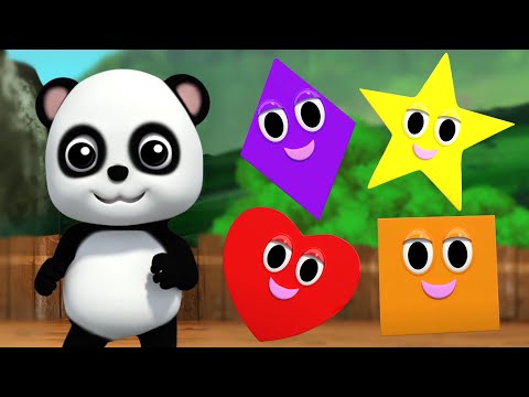 Shapes Song And More Learning Videos with Baby Bao Panda