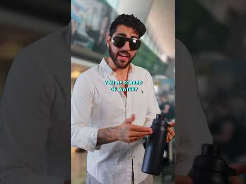 When you bring water to the airport