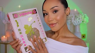 ASMR Reading to you 🌸✨RELAXING Recipe Book reading, tracing and tapping for sleep relaxation