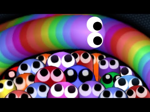 Slither.io 1 Hacker Snake vs 97779 Snakes Epic Slitherio Gameplay