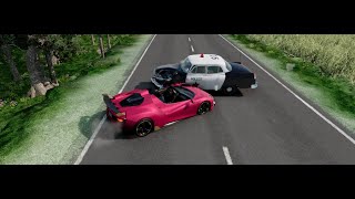 TRANSPORTING PIXAR CARS & FRUITS WITH COLORED & JOHN DEERE vs CLAAS vs TRACTORS - BeamNG.drive #1