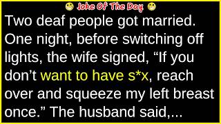 Two deaf people got married and this happened | best funny joke of the day