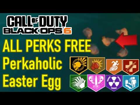 AMAZING easter egg, ALL PERKS FOR FREE, Black Ops 6 fish for perkaholic, IMPORTANT tips and tricks