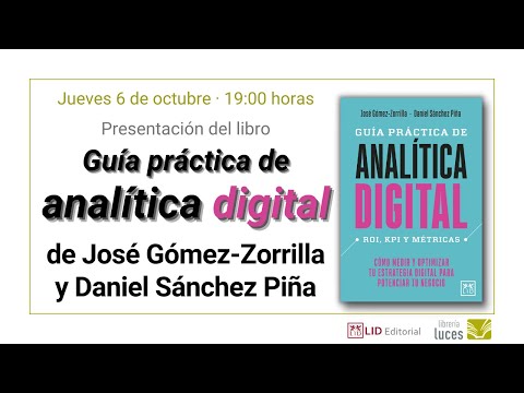 Presentación del Libro Guía práctica de analítica digital en Librería Luces, Málaga