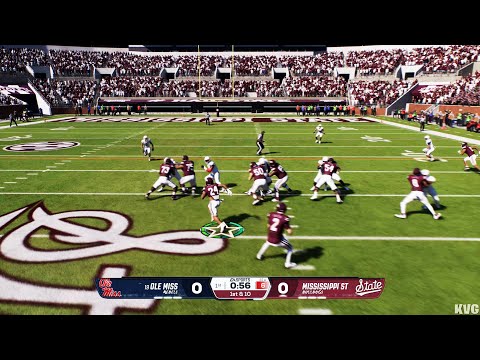 College Football 26 - Ole Miss Rebels vs Mississippi State Bulldogs - Gameplay (PS5 UHD) [4K60FPS]