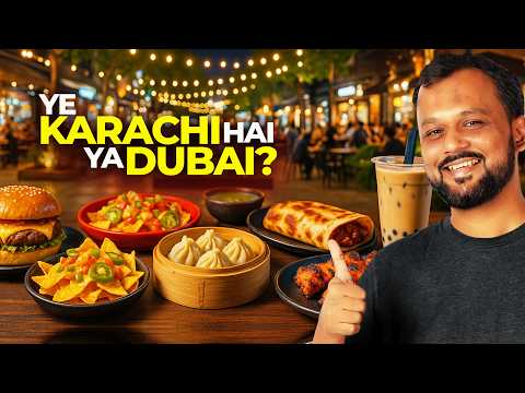 New Food Street at DHA, Karachi | Dubai Vibes in Pakistan | Street Food in Style