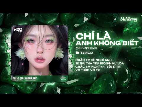 Chỉ Là Anh Không Biết (Bản Hot TikTok) - Hồ Gia Khánh x VuNhann🎼Em Nào Đâu Biết Bao Suy Tư Chất Đầy