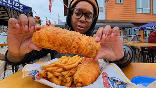I Was NOT Ready For This Giant Piece Of Fish In Canada 🇨🇦! 