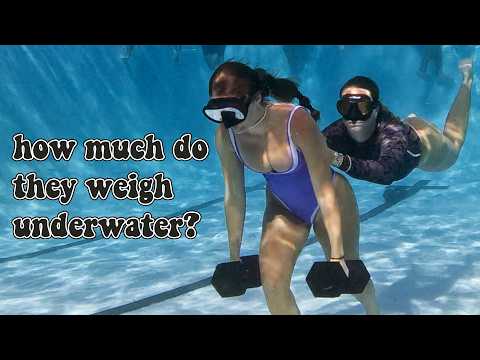 Weightlifting is harder underwater? [Weekend in the life VLOG]