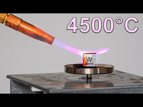 I tried to melt tungsten with a VERY HOT cyanogen flame