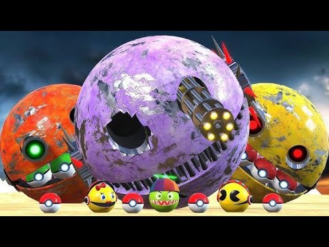 ROBOT PACMAN VS MONSTER PACMAN USE POKEMON NEW fun ADVENTURE PACMAN POKEMON V2715744