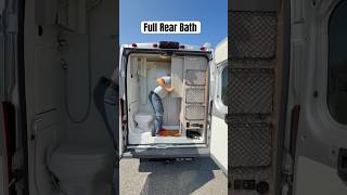 This van has a bathroom in the back!
