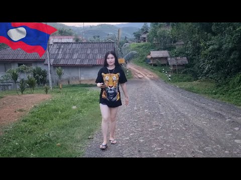 🇹🇭บ่าวไทยมารับ​ #สาวลาว 🇱🇦จากบ้านนอกในชนบท​ พาไปกินข้าวในเมือง​สักครั้งในชีวิต แขวงอุดมไช​ สปป.ลาว​