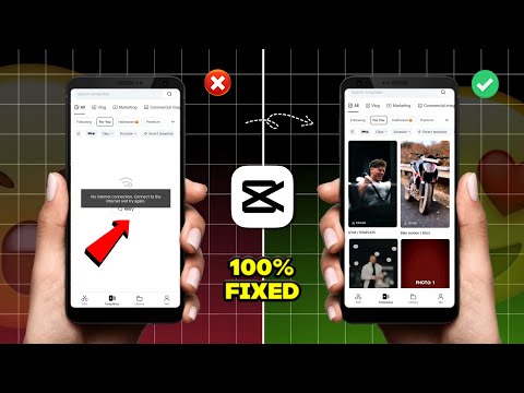 Capcut Template Not Showing Problem Solved 100% 🤯 | Fix Capcut Template No Internet Connection Error