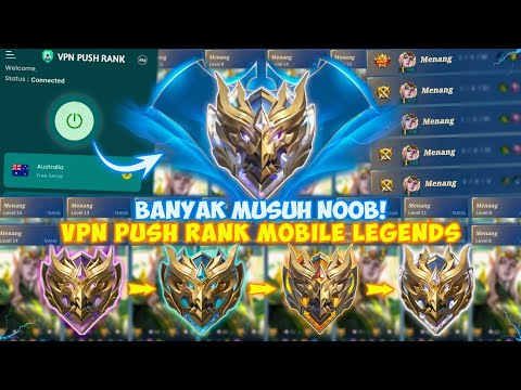 VPN ML TIM PRO DAN MUSUH NOOB!! CARA PUSH RANK DAPAT MUSUH BOT PAKAI VPN MOBILE LEGENDS 2025