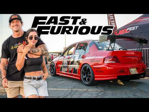 Taking the REAL Tokyo Drift Evo to INSANE Fast & Furious Car Show!!