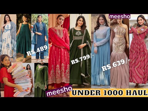 🥰❤️||MEESHO HAUL|| Meesho Trendy Huge Suit Haul || Under Rs.1000/- || 👗Viral Suit Set From Meesho