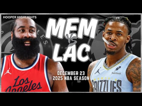 Memphis Grizzlies vs LA Clippers Full Game Highlights | Dec 23 | 2025 NBA Season