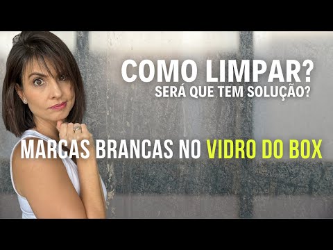 💦 COMO DAR FIM aos Pontos Brancos no vidro do Box do Banheiro! Existe mesmo uma solução DEFINITIVA?