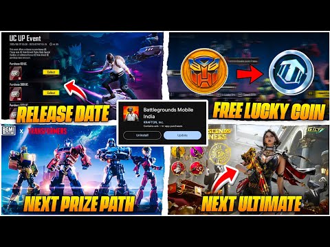 🔴 NEXT UC UP RELEASE DATE / NEXT TRANSFORMERS PRIZE PATH / BGMI 3.9 UPDATE 1ST & 2ND ULTIMATE