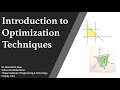 Optimization Techniques and Applications