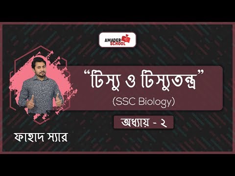 SSC Biology Chapter 2 | Cell & Tissue [ টিস্যু ও টিস্যুতন্ত্র ] | Fahad SIr
