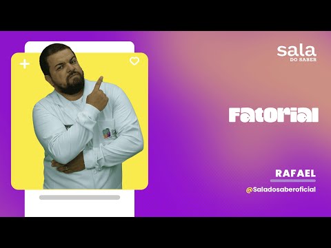 Fatorial - Professor Rafael