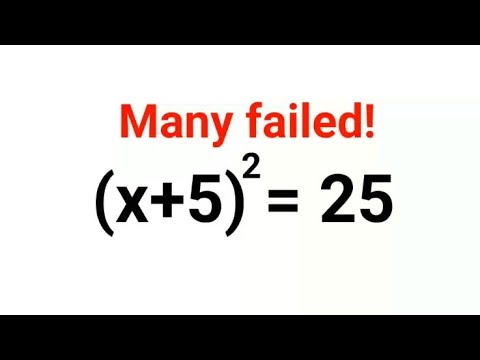 (x + 5)^2 = 25. Literally 90% got it wrong!