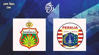 Bhayangkara Solo  Vs  Persija Jakarta  -  Lega indonesiana 1  -  Round 26
