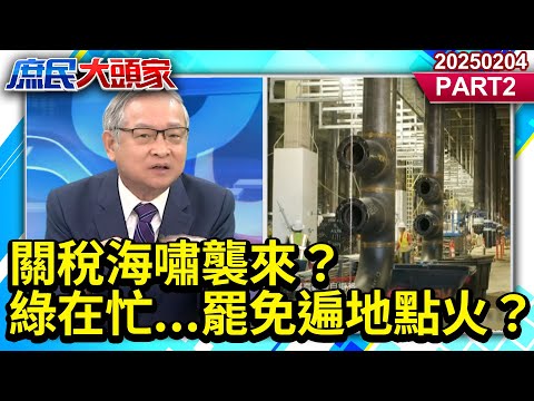 川普放話課晶片稅　關稅海嘯襲來？綠在忙...罷免遍地點火？《庶民大頭家》PART 2 20250203#鄭麗文#羅智強#林郁方#鄭師誠@庶民大頭家​