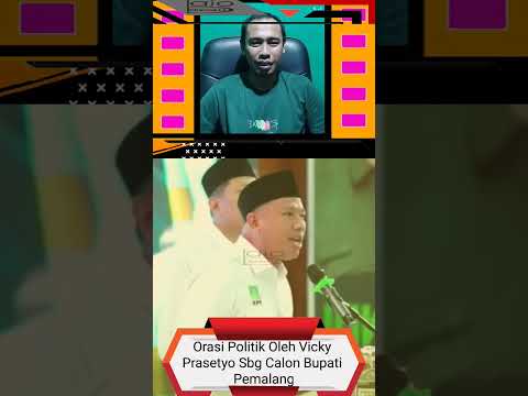 Berapi-api, Orasi Politik Vicky Prasetyo Sbg Calon Bupati Pemalang #shortsvideo #viralvideo #new