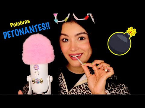 Te repito 🫦 PALABRAS COSQUILLOSAS para que te duermas!! 😴 I Mouth Sounds I Ges ASMR