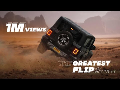 GREATEST FLIP | Mahindra Thar Rolled Over | First Drive after delivery went wrong | Murshid Bandidos