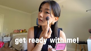 grwm │ my skincare & makeup routine, hair care, get dressed with me